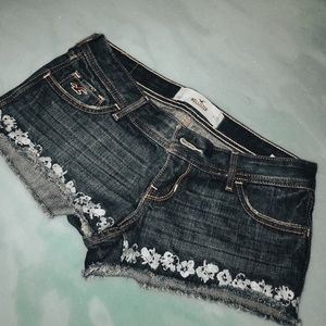 Hollister jean shorts